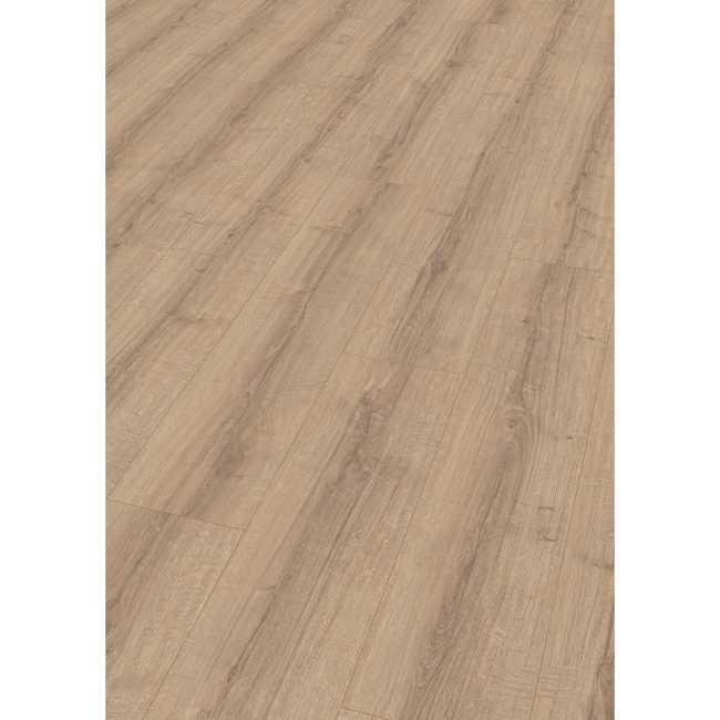 Bild von Laminatboden 'Aqua CLIC it!' EL1012 Sherman Eiche braun 8 mm