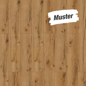 Handmuster zum Laminat 'HydroClick' Steineiche 9 mm