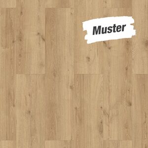 Handmuster zum Laminat 'HydroClick' Stieleiche 9 mm