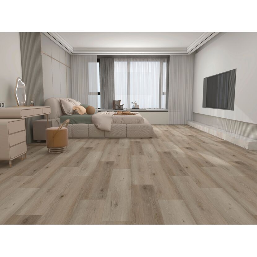 Vinylboden 'Adelaide' Eiche natur braun 4 mm