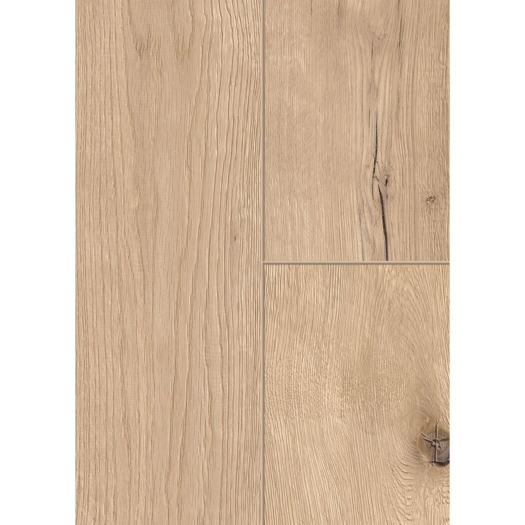 Vinylboden 'Green Vinyl' Eiche Rustic hellbraun 4 mm