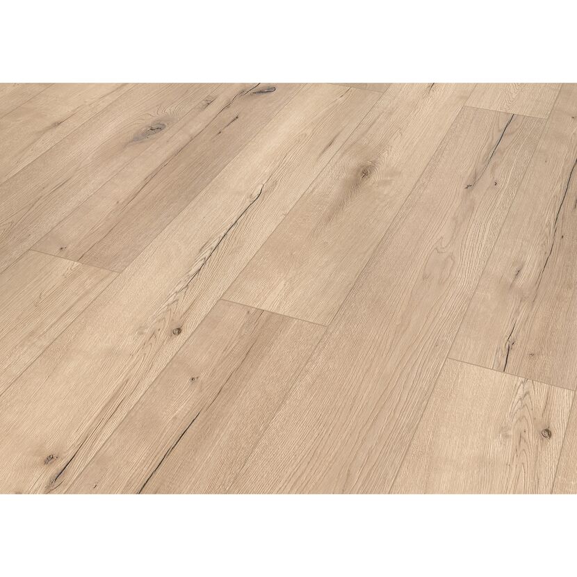 Vinylboden 'Green Vinyl' Eiche Rustic hellbraun 4 mm