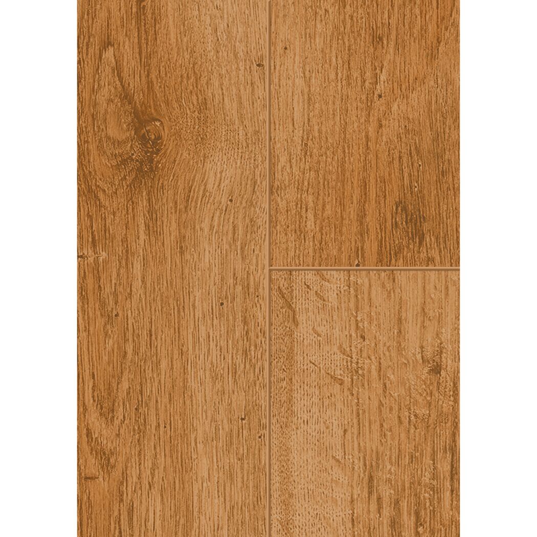 Brauner Laminatboden in Holzoptik