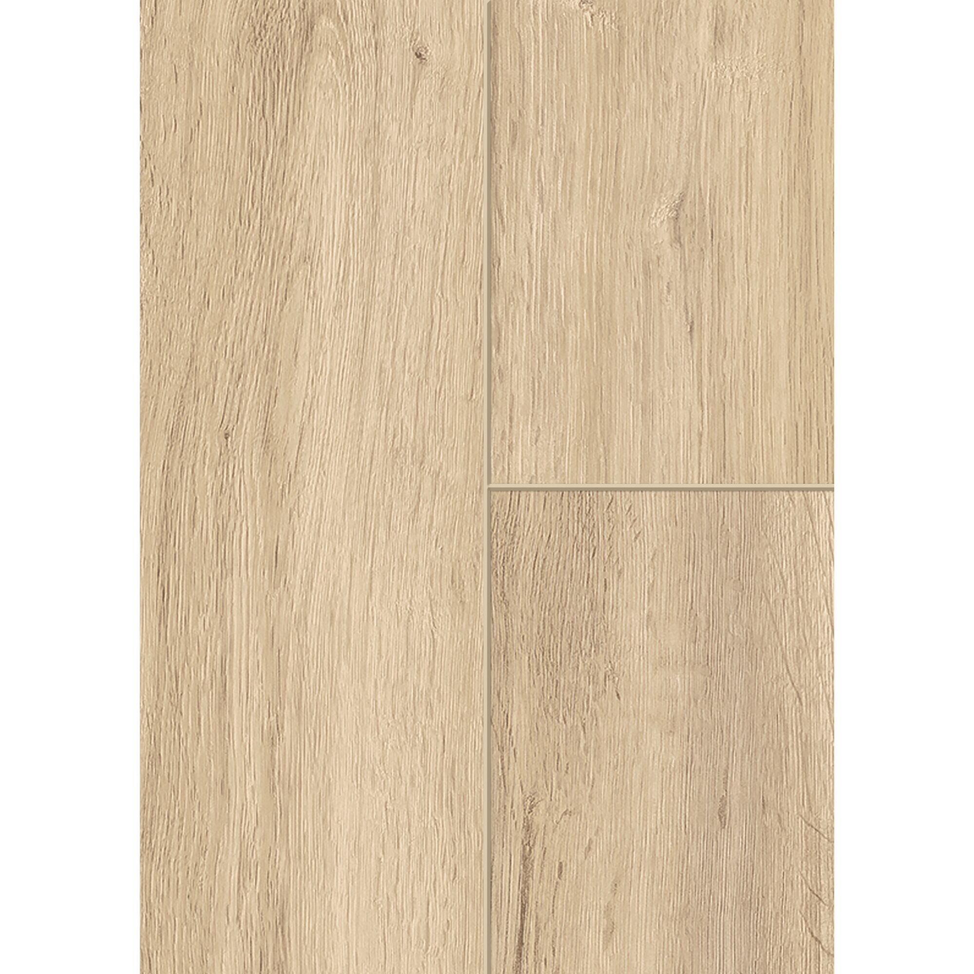 Heller Laminatboden mit Holzmaserung