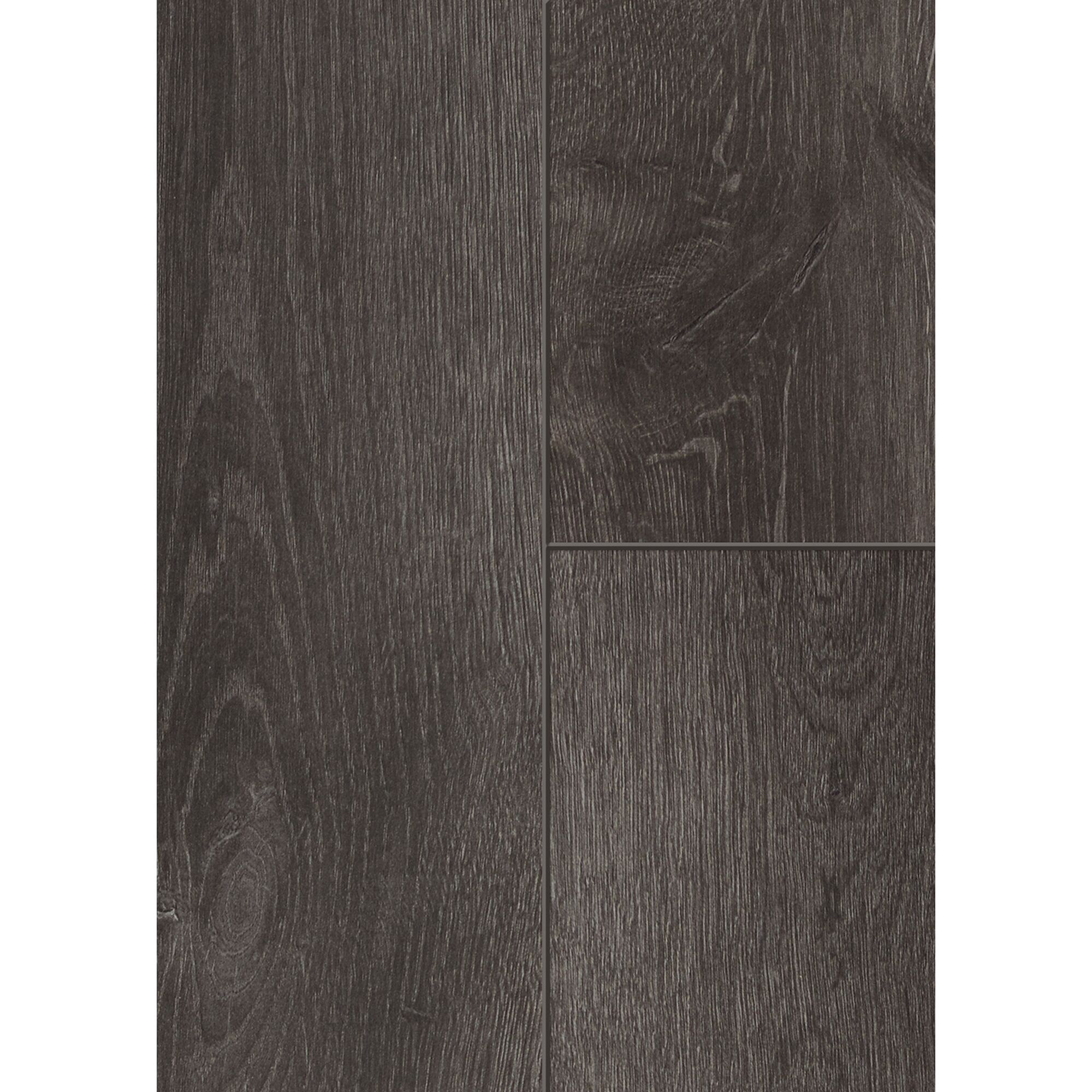 Dunkelgrauer Laminatboden