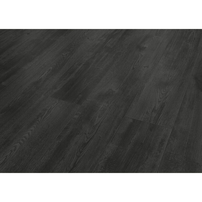 Dunkler Laminatboden mit Holzmaserung