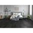 Schlafzimmer mit Laminat in Eiche Schwarz