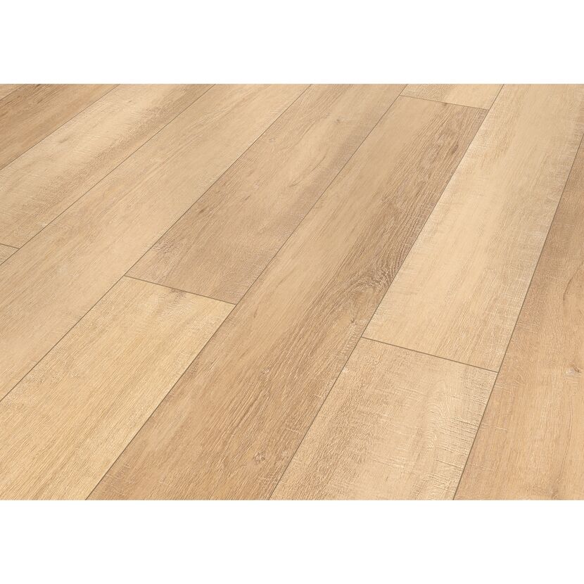 Heller Laminatboden mit Maserung