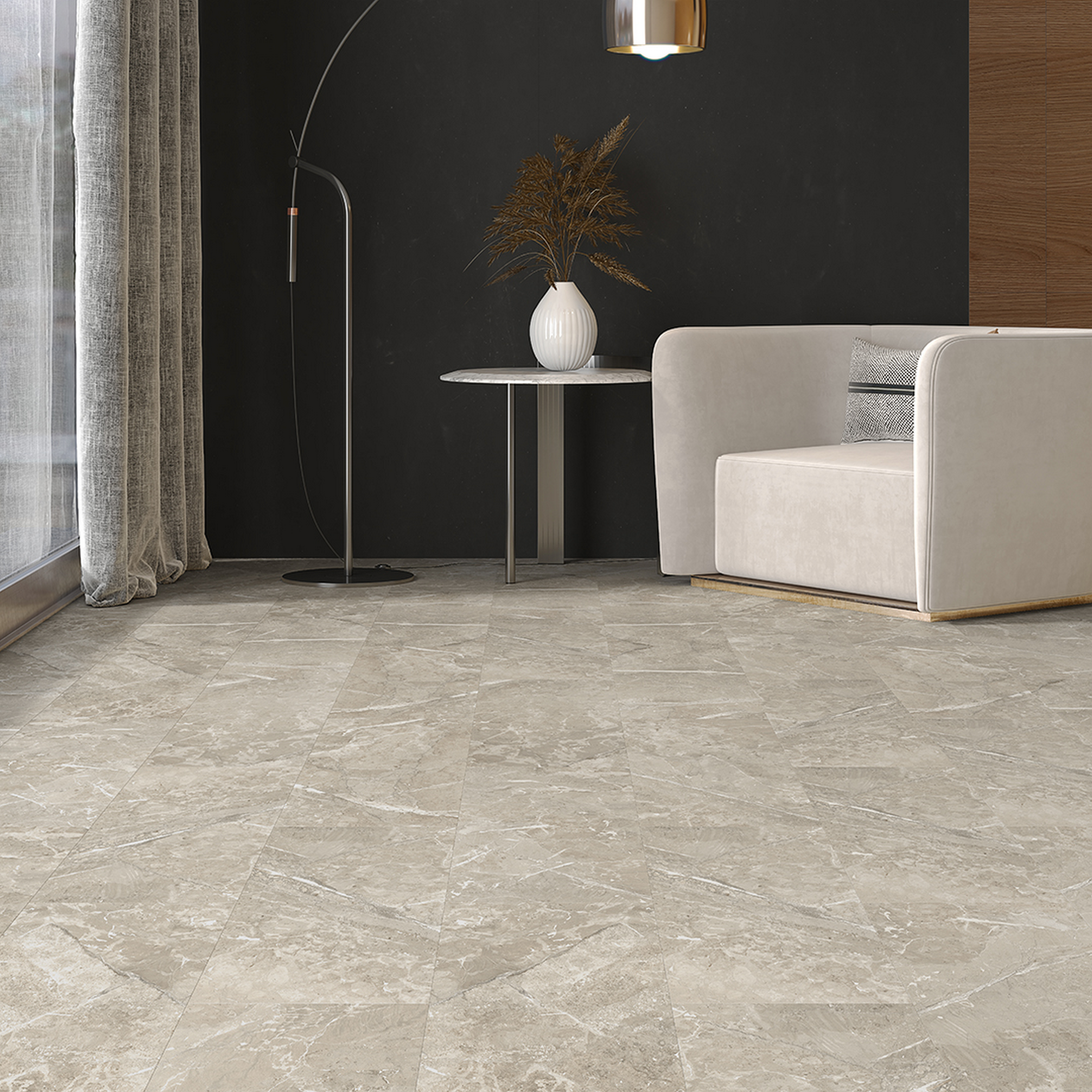 Laminat 'Visiogrande WR' Granit wasserresistent 8 mm