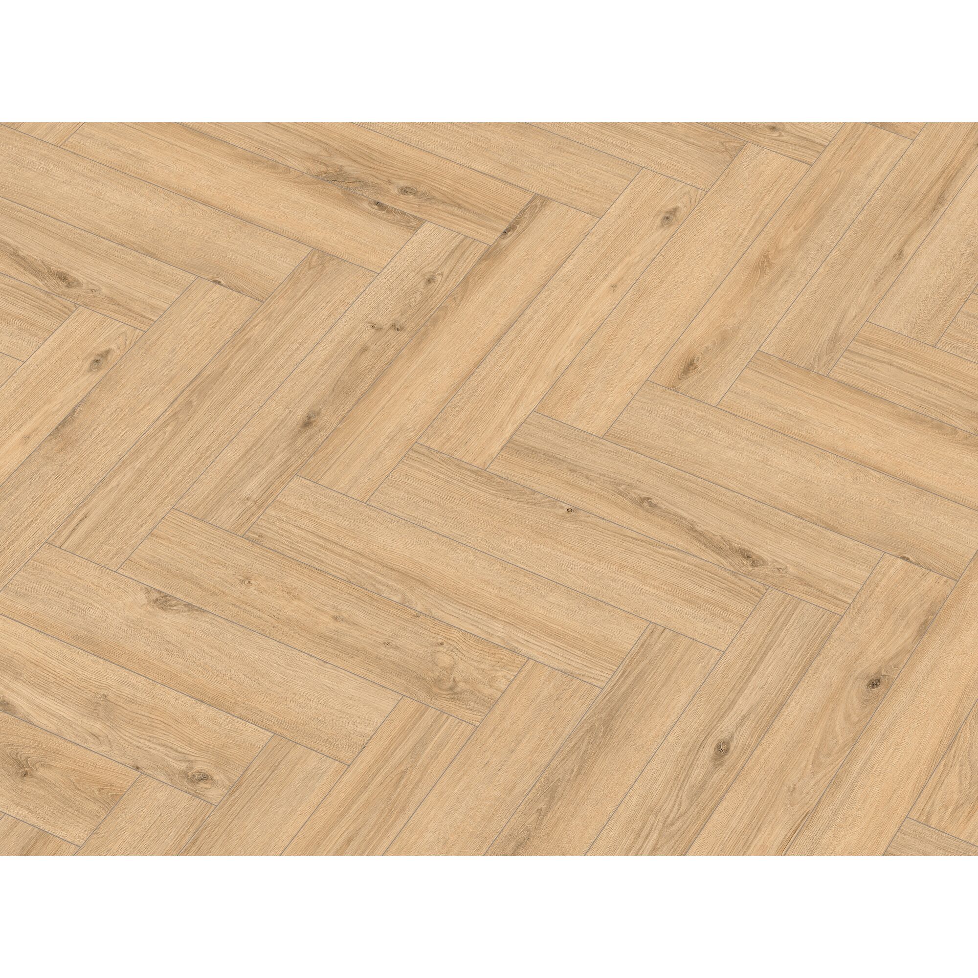 Heller Holzboden im Fischgrätmuster