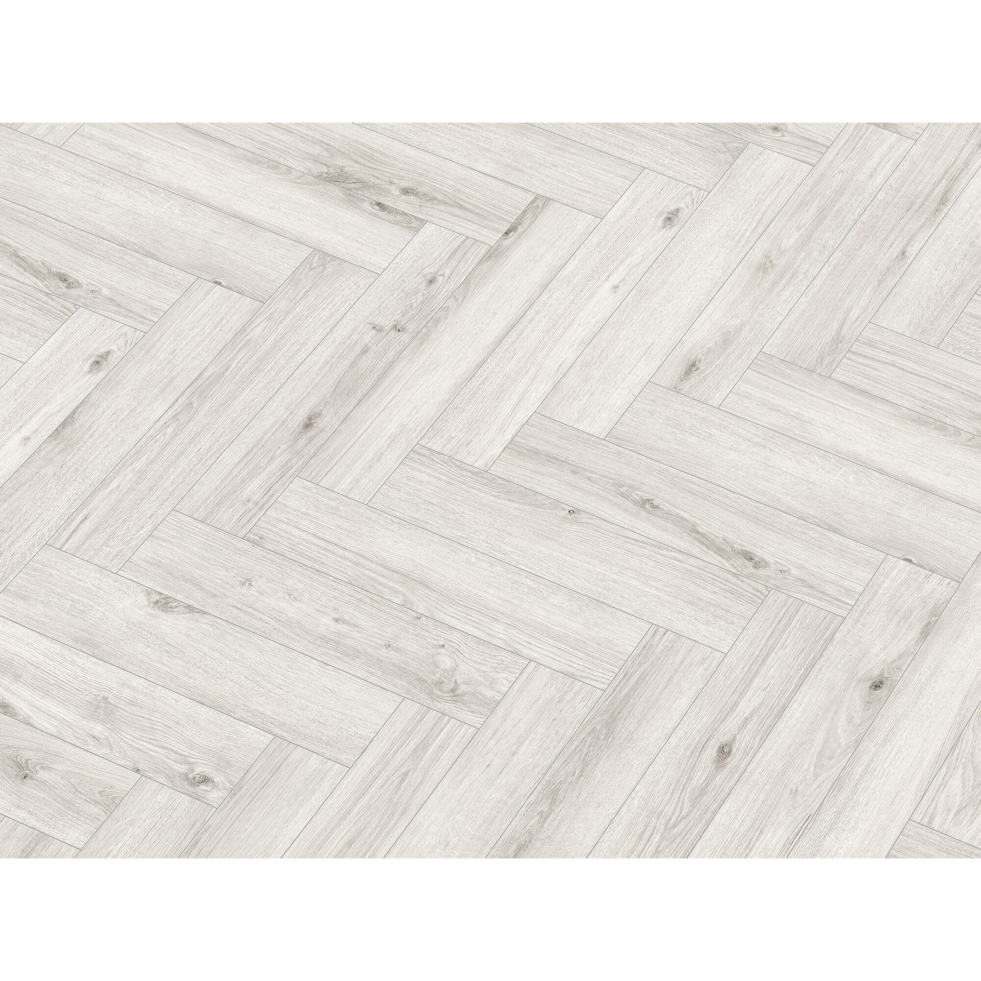 Heller Holzboden im Fischgrätmuster