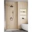 Moderne Dusche mit Regendusche