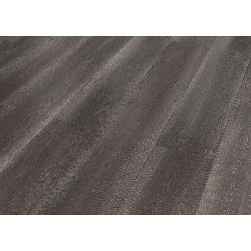 Laminat 'Savanne WR' Eiche naturfarben/anthrazit wasserresistent 8 mm