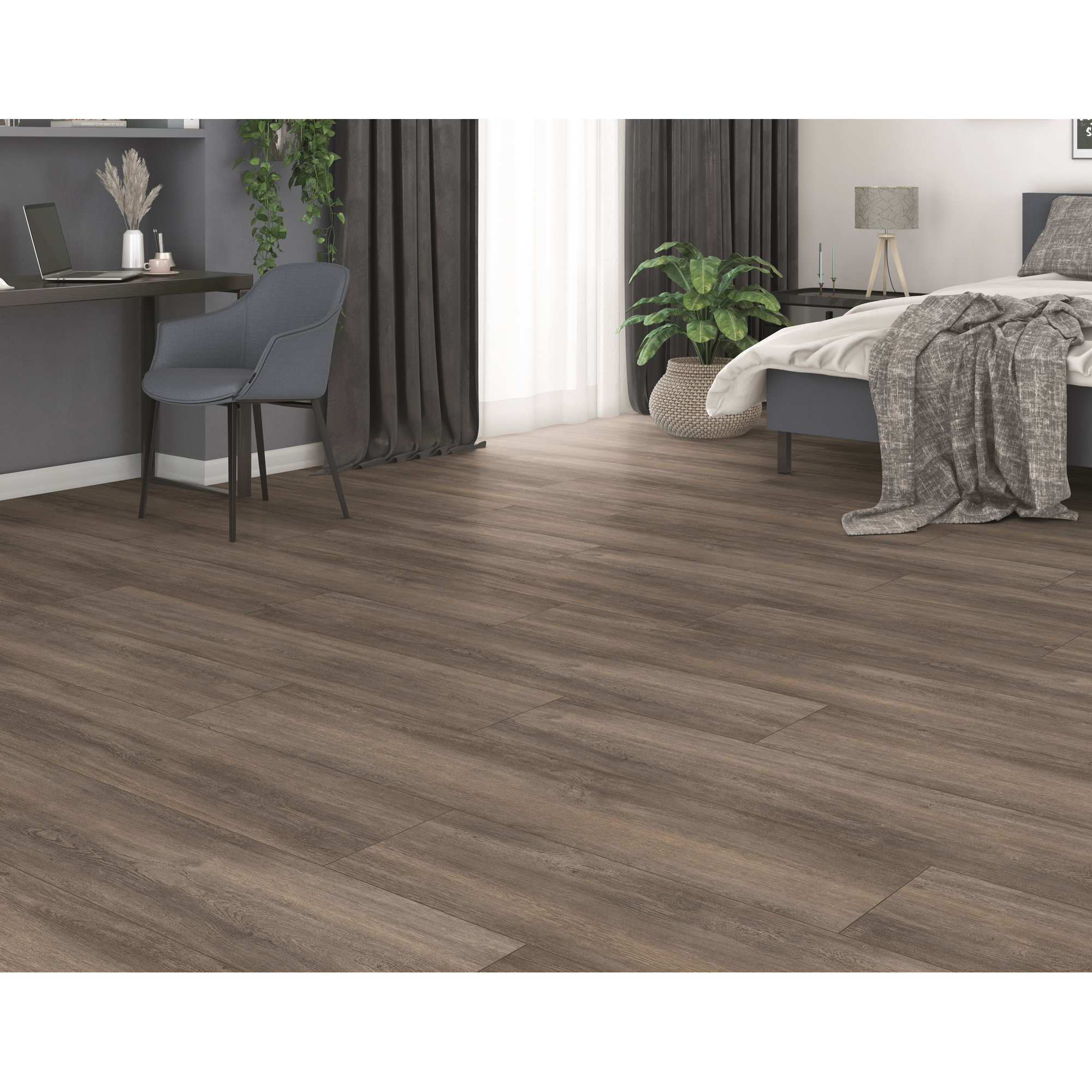 Laminat 'Mediterran XL WR' Canyon Eiche naturfarben 8 mm + product picture