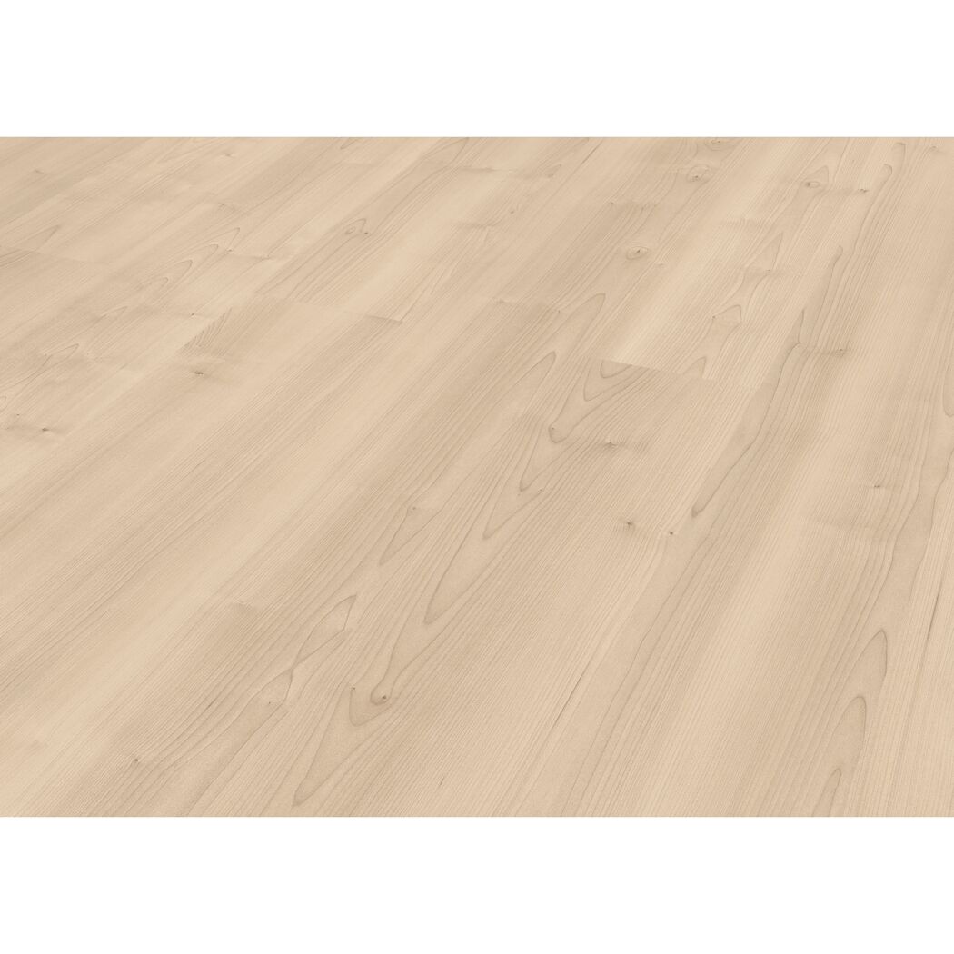 Heller Laminatboden in Holzoptik