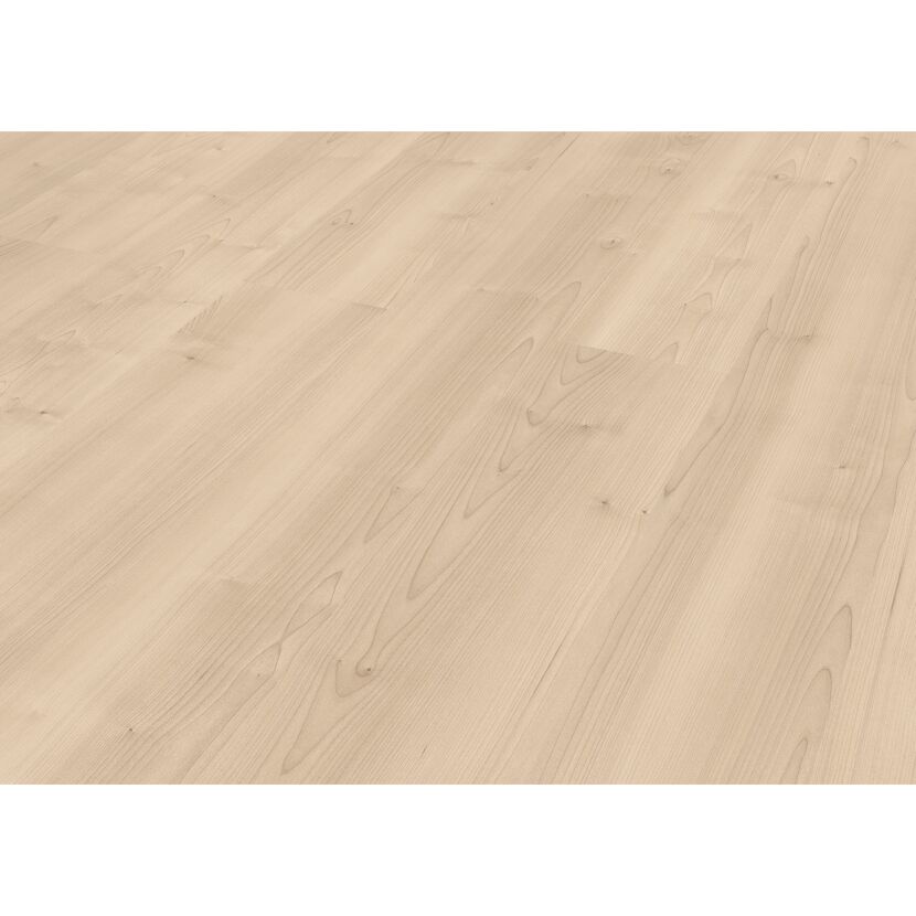 Heller Laminatboden in Holzoptik