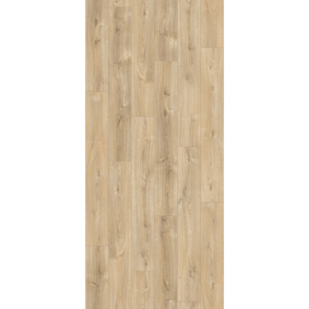 Heller Laminatboden in Holzoptik