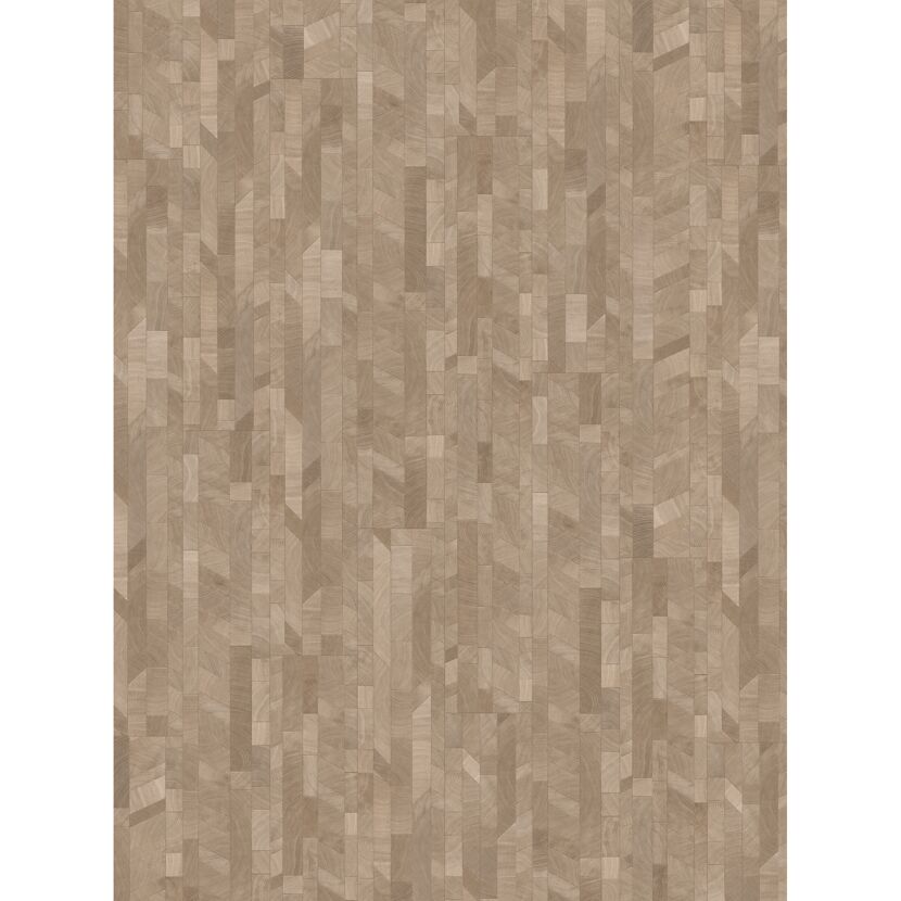 Heller Holzfußboden mit geometrischem Muster