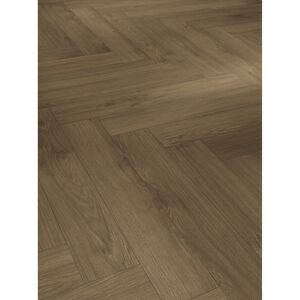 Laminat 'Trendtime 3' Eiche Mont Blanc Matte Holz dunkelbraun 8 mm