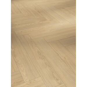 Laminat 'Trendtime 3' Eiche Mont Blanc geschliffen Matte Holz hellbraun 8 mm