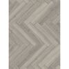 Grauer Laminatboden in Fischgrätmuster