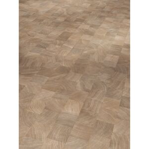 Laminat 'Basic 400' Eiche Hirnholz gekälkt seidenmatt hellbraun 8 mm