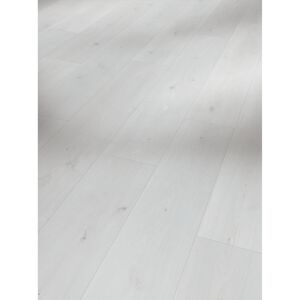 Laminat 'Basic 400' Eiche Natural Mix matt weiß 8 mm
