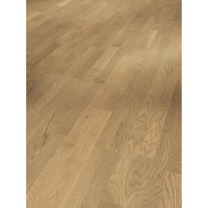 Parkett 'Basic 11-5' Eiche Malbec geweißt lackversiegelt matt hellbraun 11,5 mm