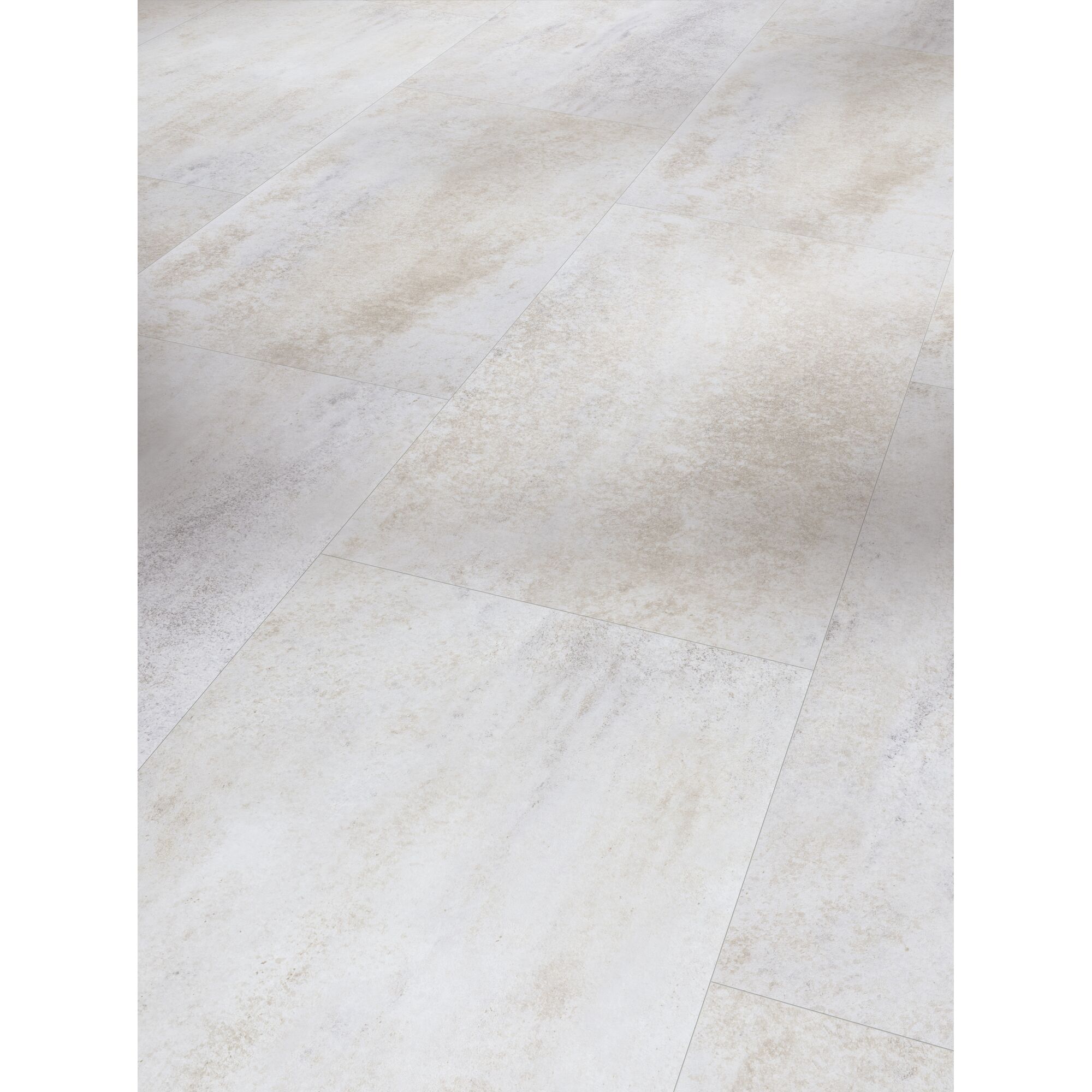 Heller Fliesenboden mit Marmorierung