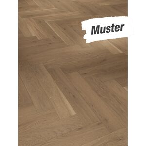 Handmuster zum Parkett 'Trendtime 3 Living' Eiche lackversiegelt matt braun 10,5 mm
