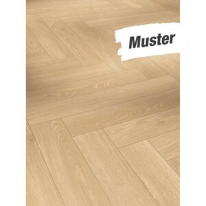 Handmuster zum Laminat 'Trendtime 3' Eiche Studioline natur matt braun 8 mm