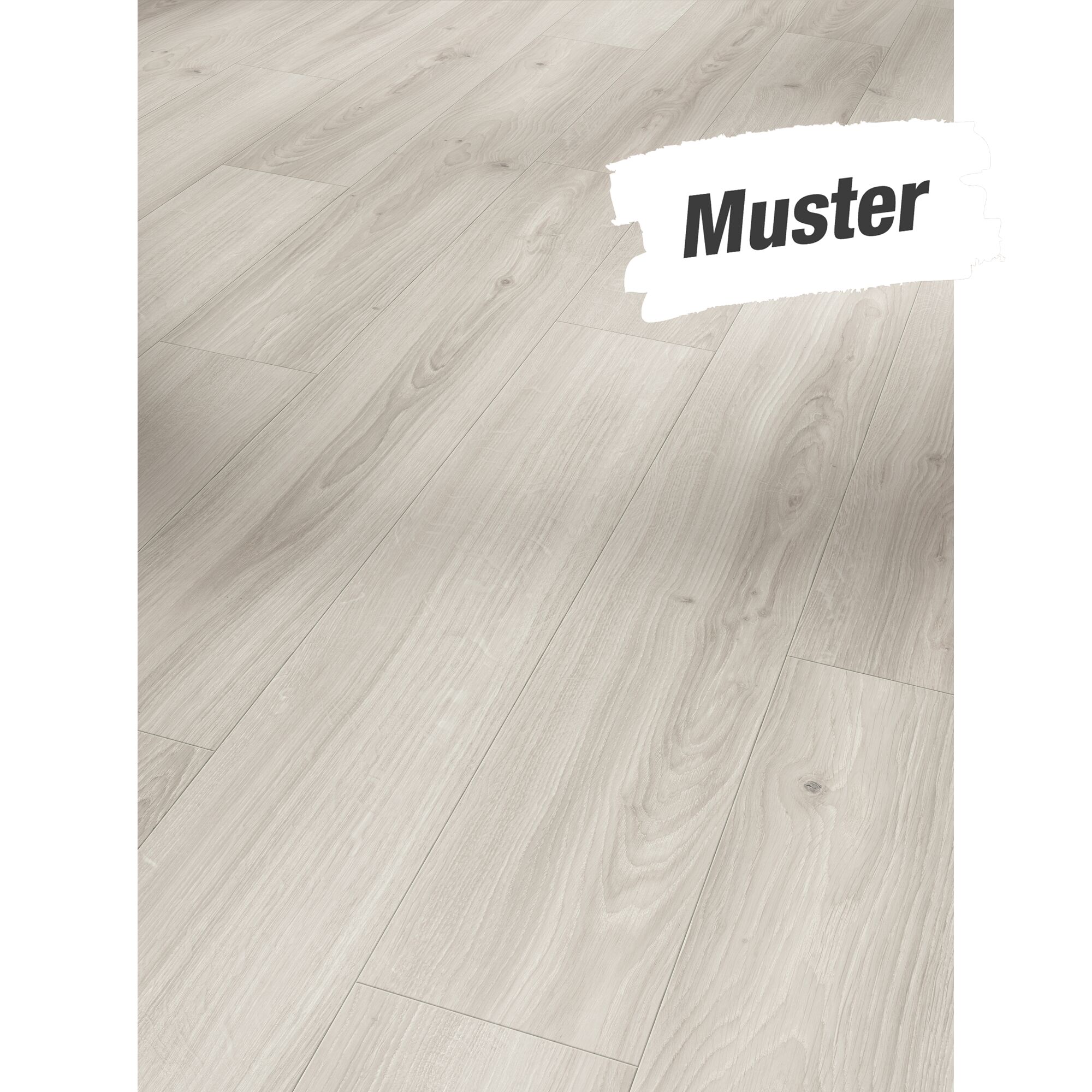 Helles Laminat mit Holzmaserung