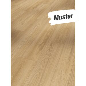 Handmuster zum Laminat 'Basic 400' Hickory seidenmatt braun 8 mm