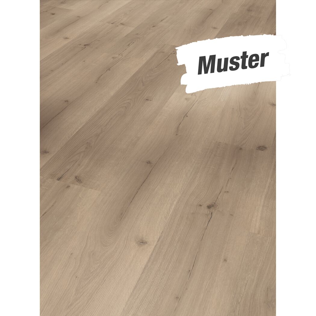 Hellbrauner Vinylboden mit Holzmaserung