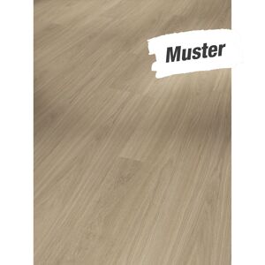 Handmuster zum Vinylboden 'Basic 30' Eiche Oxford geschliffen gebürstet hellbraun 9,4 mm