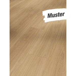 Handmuster zum Vinylboden 'Basic 5.3' Eiche Oxford natur seidenmatt braun 5,3 mm