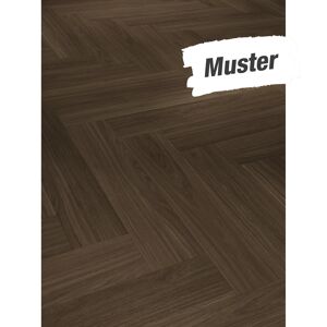 Handmuster zum Vinylboden 'Trendtime 3' Eiche Oxford seidenmatt dunkelbraun 5 mm