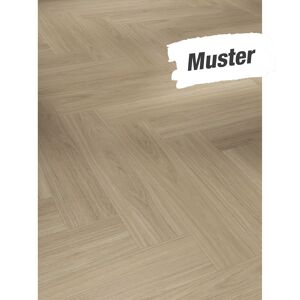 Handmuster zum Vinylboden 'Trendtime 3' Eiche Oxford geschliffen seidenmatt hellbraun 5 mm