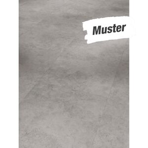 Handmuster zum Vinylboden 'Trendtime 5' Beton Mineral grau 6 mm