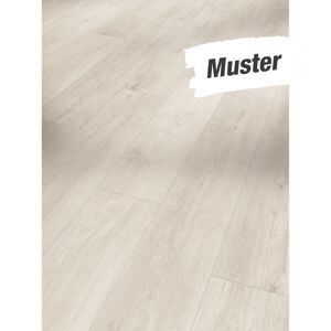 Handmuster zum Laminat 'Basic 400' Altholz seidenmatt weiß 8 mm