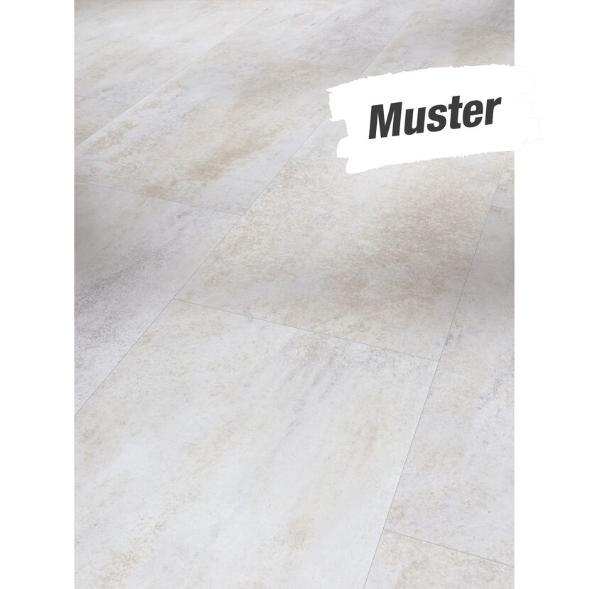 Weißer Fliesenboden mit Muster