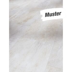 Handmuster zum Vinylboden 'Trendtime 5' Dolomit Mineral weiß 6 mm