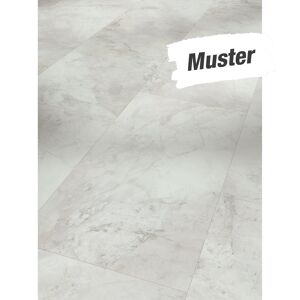 Handmuster zum Vinylboden 'Trendtime 5' Marmor Abbey Mineral hellgrau 6 mm