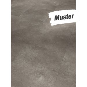 Handmuster zum Vinylboden 'Trendtime 5' Stein Trafalgar Mineral dunkelgrau 6 mm