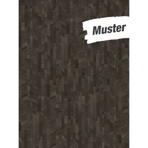 Handmuster zum Vinylboden 'Modular ONE' Cross Cut dunkelbraun 8 mm