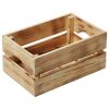 Holzkiste Kiefer FSC® geflammt 30 x 20 x 15 cm