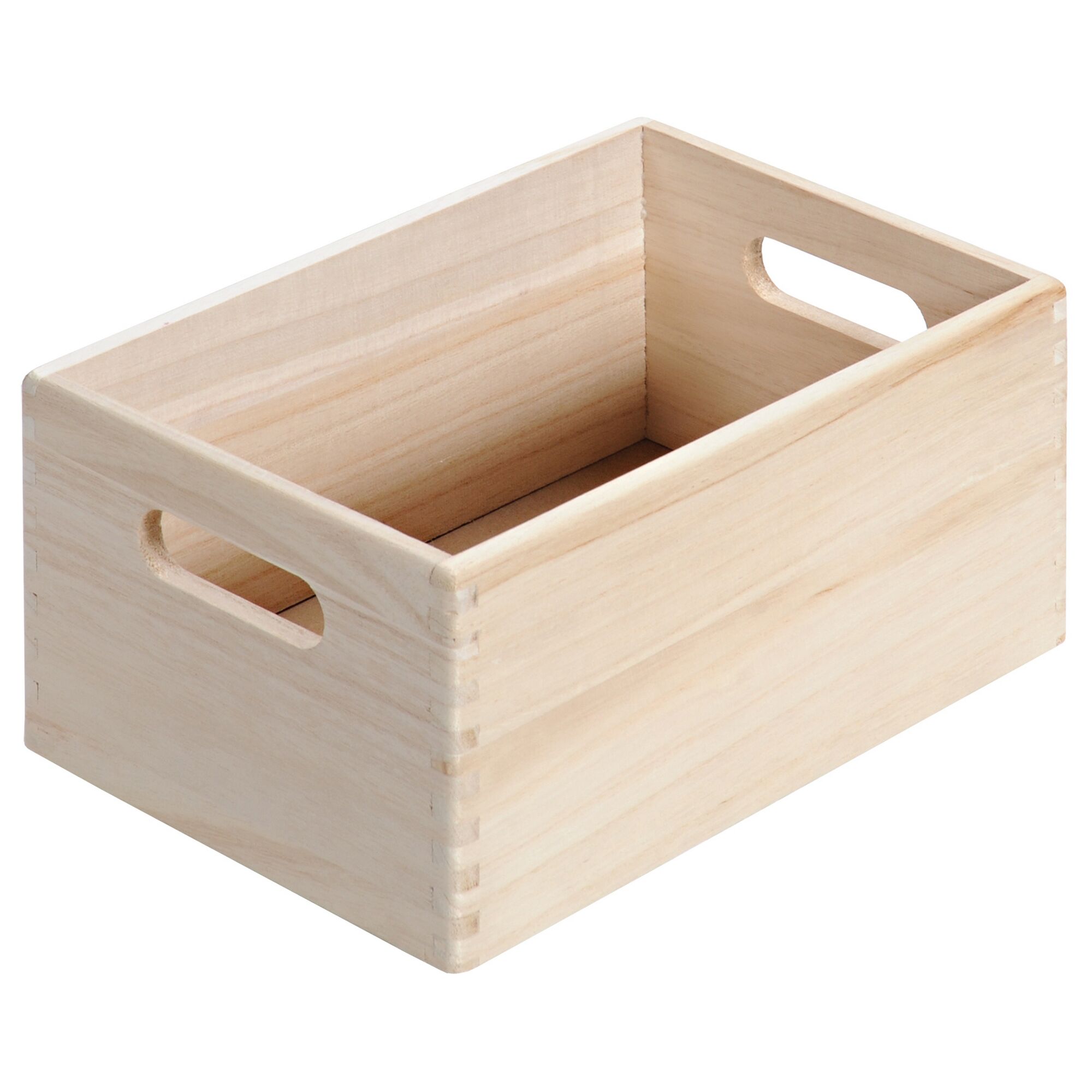 Leere Holzkiste aus Paulownia