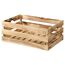 Holzkiste Kiefer FSC® geflammt  58,5 x 39 x 24 cm