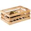Holzkiste Kiefer FSC® geflammt  58,5 x 39 x 24 cm