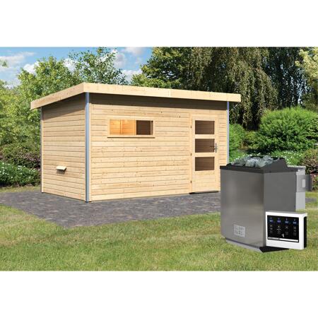 3. Bild von Saunahaus 'Veeti ' naturbelassen 9 kW Bio-Ofen externe Steuerung 396 x 231 x 227 cm